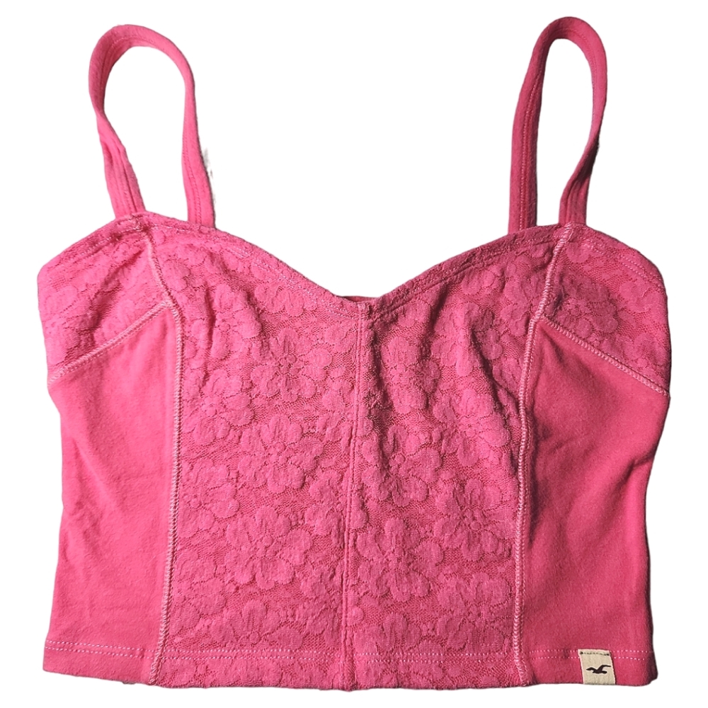 Pink Hollister Crop Top Size XS